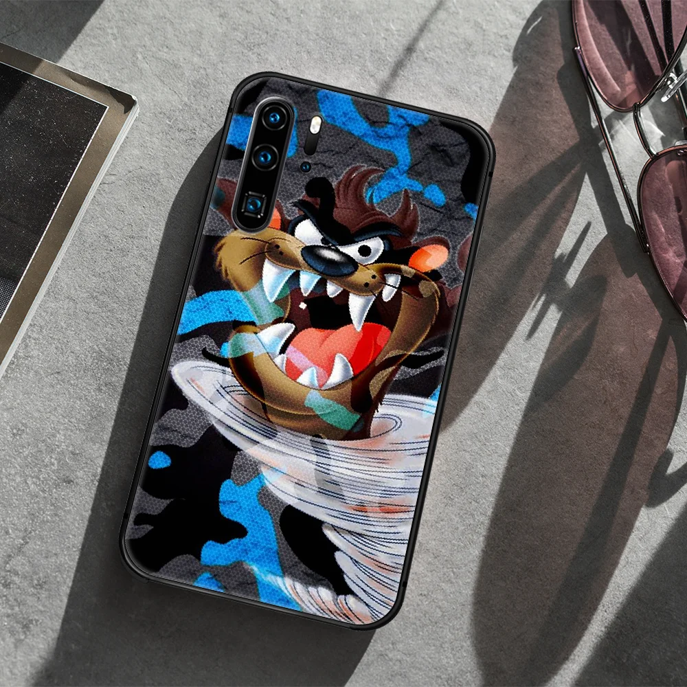 

Tunes Tasmanian Devil Taz Phone Case For Huawei P Mate 10 20 30 40 Lite Pro smart Z 2019 nova 5t black Waterproof Painting Shell