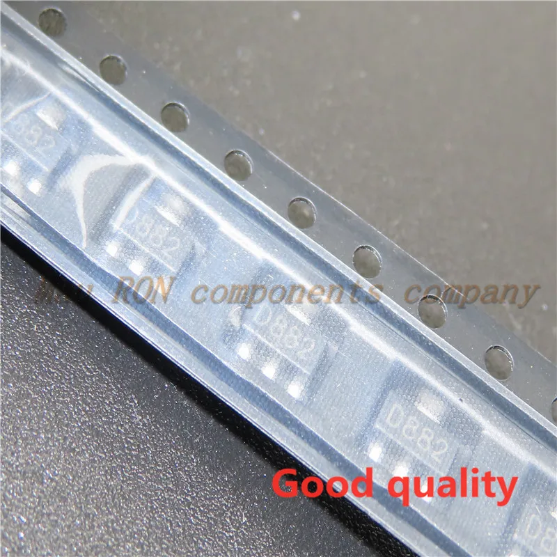 10 шт./лот 2SD882 D882 SOT89 SOT-89 SMD новый оригинальный в наличии
