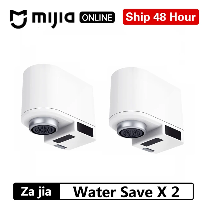 Xiaomi Mijia умный кран инфракрасный датчик водосберегающий индукционный кран анти-перелив поворотное головное устройство кухонный кран с форсункой - Цвет: zajia 2pcs