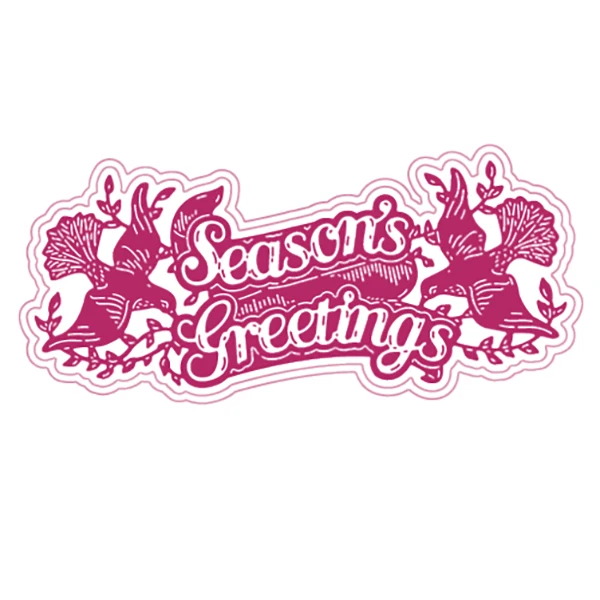 

Greeting seasonal title Cover Cutting Dies Scrapbook Diary Decoration Stencil Embossing Template DIY Greeting Card Handmade 2021