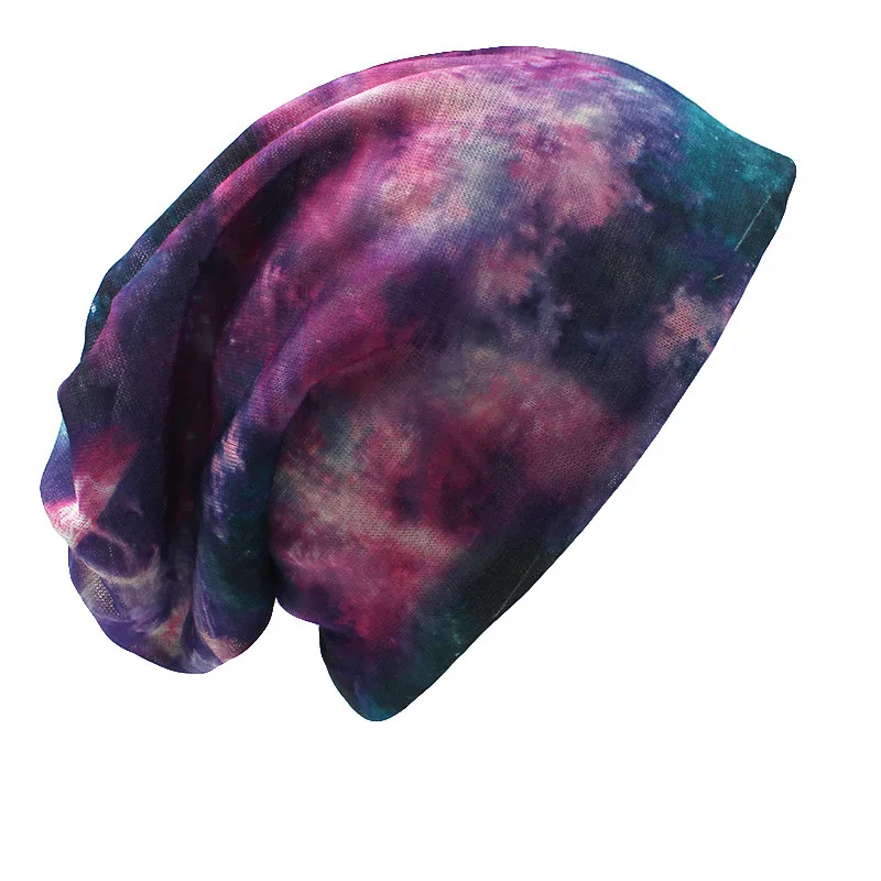 ALTOBEFUN Thin Galaxy Design Skullies And Beanies Brand Autumn Winter Dual-use Hats For Ladies Women Scarf Face Mask BHT012 | Аксессуары