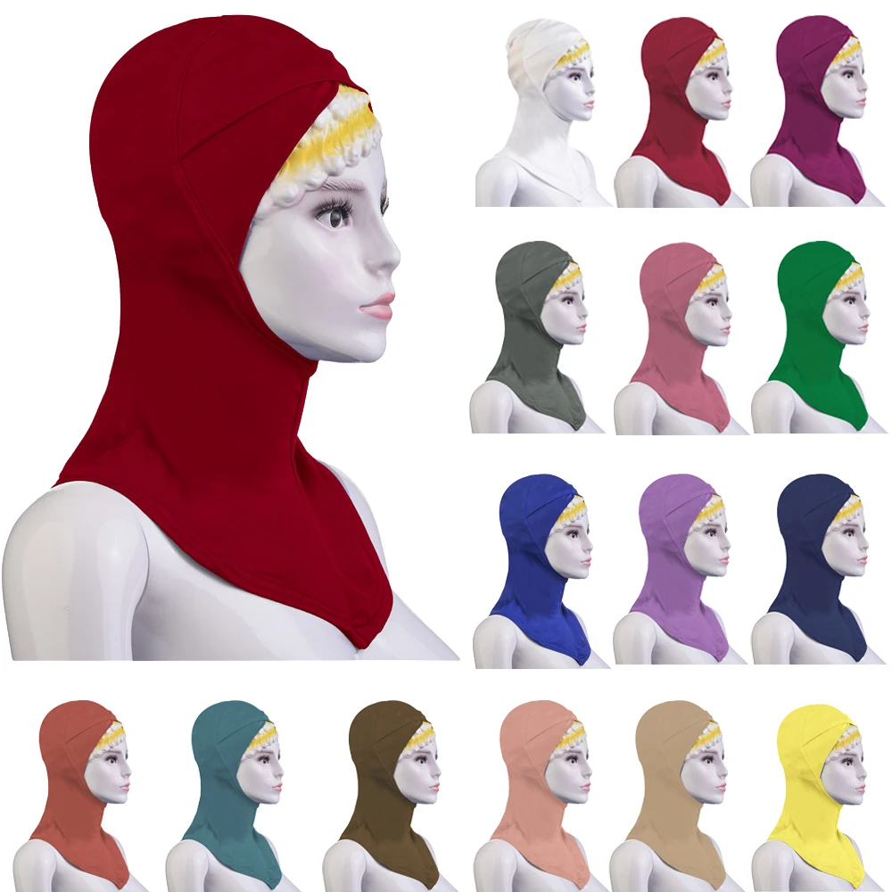12 шт. распродажа платков полный мусульманский платок хиджаб накидка ниндзя