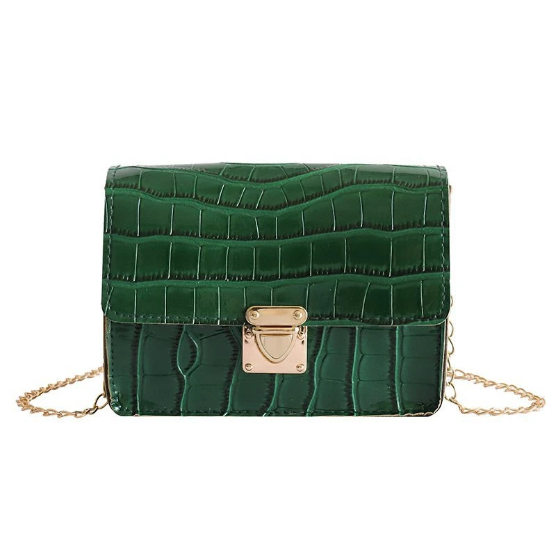 

Small Crossbody Bag for Women Mini Casual Flap Bag Quality Leather Female Stone Pattern Shoulder Bag Ladies' Chain Messenger Bag