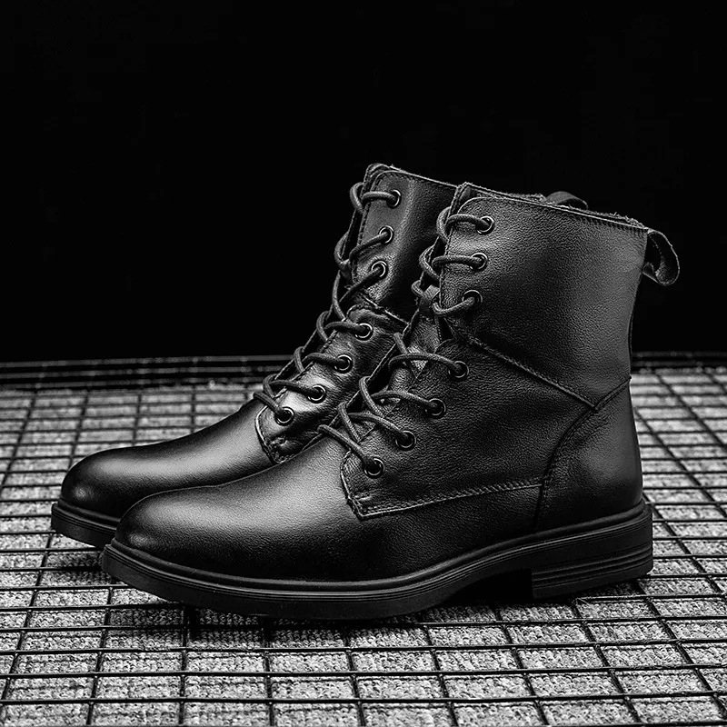 

High Sneakers Casual Shoes Men Leather Man Shoe Fashion Black Mens Top Causal Hightop Sneakers For Men's Luxury