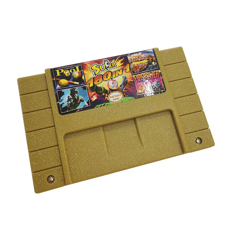 

16 Bit English Language Battery Save Video Game Cartridge USA Version NTSC SNES Games For SNES Cartridge Gold