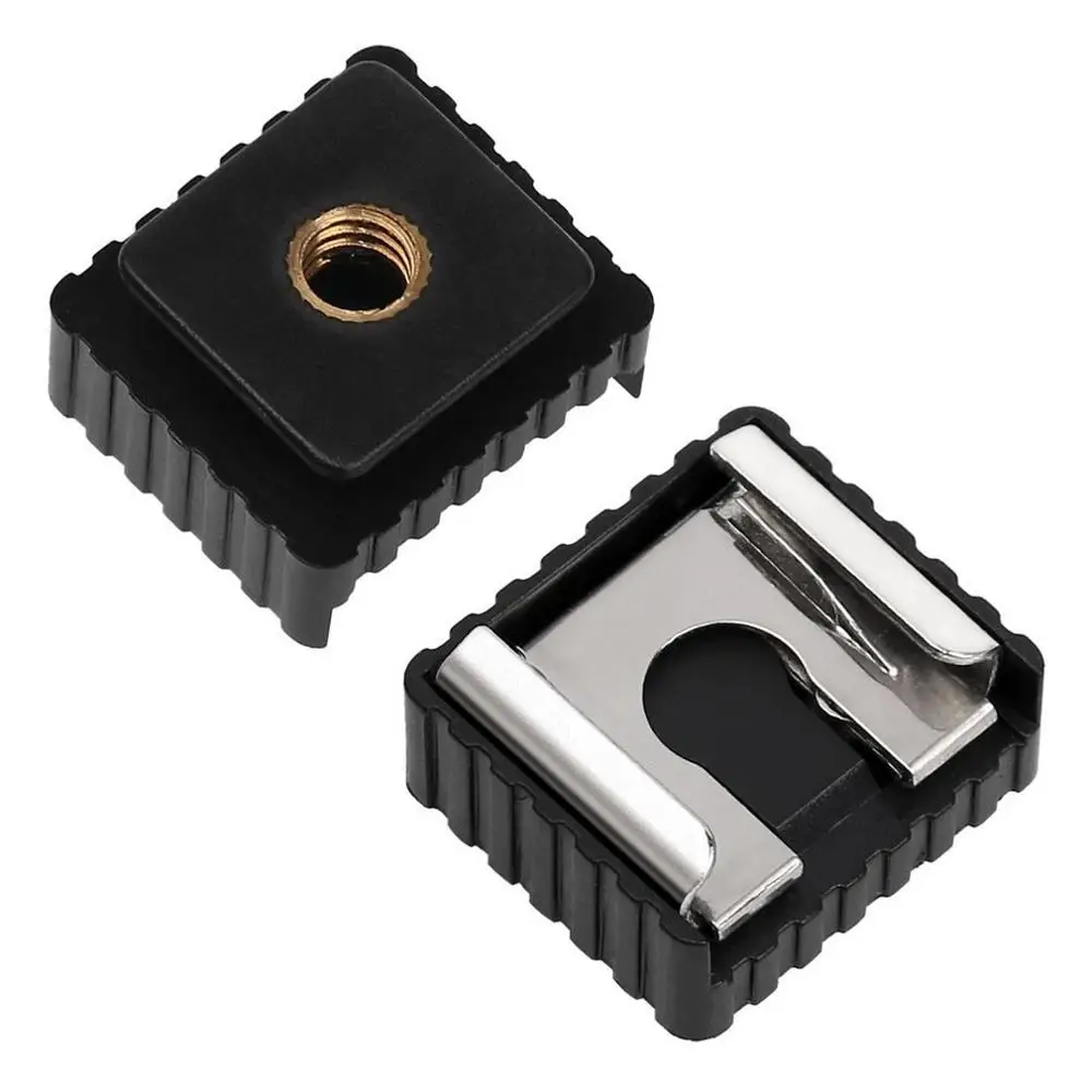 Металлическое Крепление адаптер для горячего башмака Резьбовая резьба 1/4 дюйма