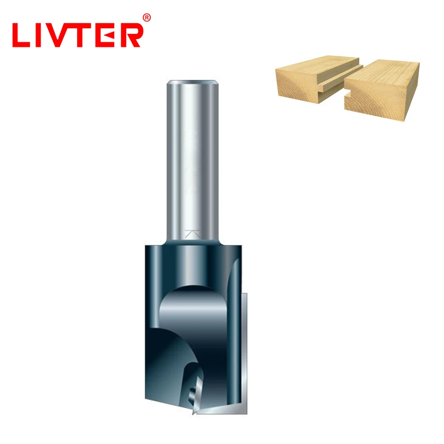 LIVTER CNC Reversible Two Flue bladed straight Rota-tip cutters Router Cutter Bits