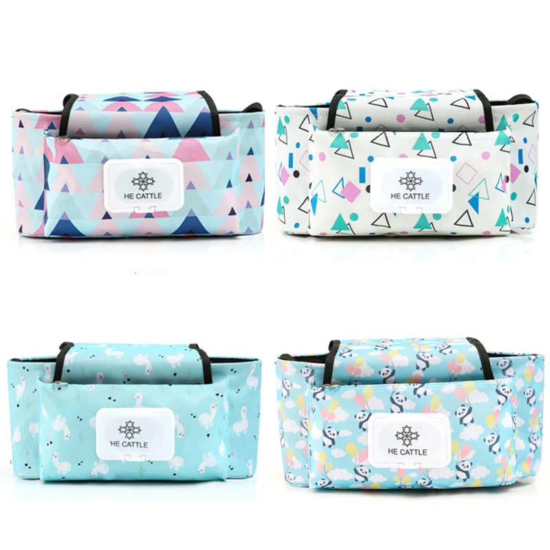 Сумка Органайзер для детской коляски с мультипликационным животным