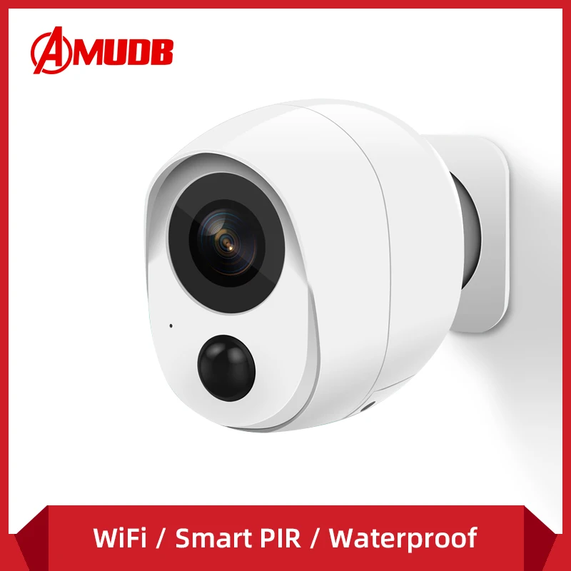 AMUDB Wifi батарея камера беспроводная сеть высокой четкости бытовой низкой мощности