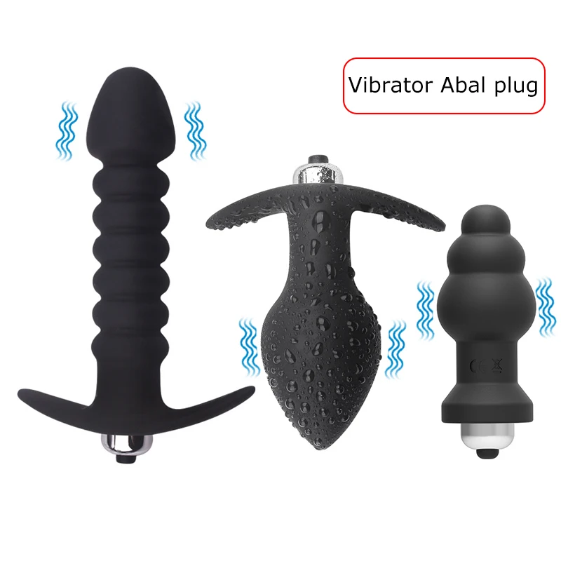 Силиконовая Вибрирующая Анальная пробка маленькие анальные секс-игрушки для