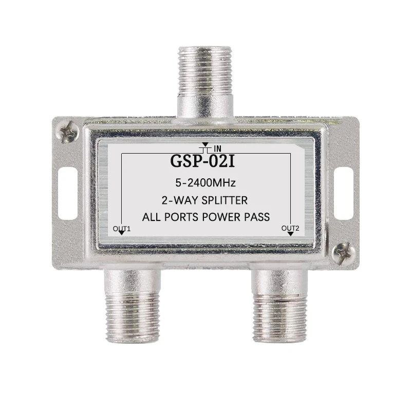 

5-2400 MHz 2 Way Port TV Signal Coax Cable Splitter Combiners Cable Switcher Satellite Sat Coaxial Diplexer Combiner Splitter