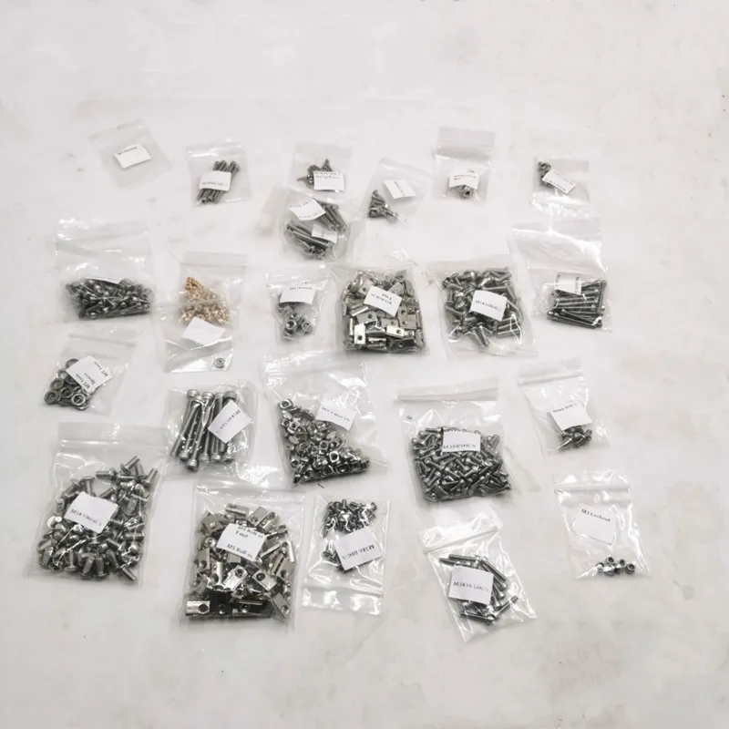 Buy Funssor 1セットトライデント3Dプリンタdiyプロジェクトステンレス鋼ファスナーねじナットフルキットトライデントため3Dプリンタ