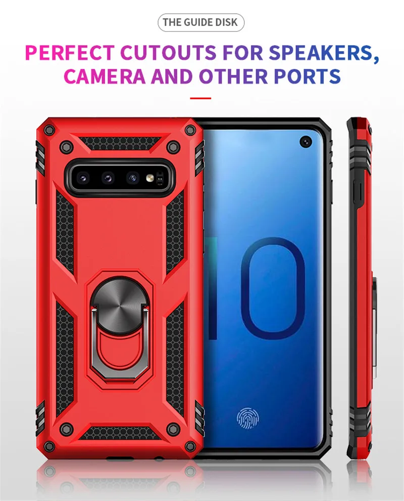 Чехол для Samsung Galxy Note 8 9 10 противоударный армированный Прочный чехол Galaxy S7 S8 S9 S10 Plus