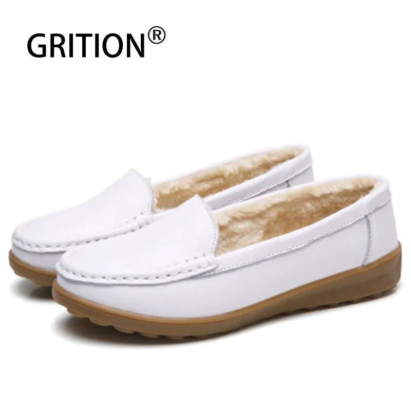 GRITION женские сапоги с низким верхом на плоской подошве модные бархатной