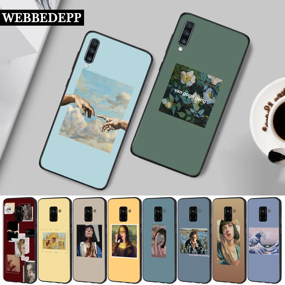 Силиконовый чехол для Samsung A3 A5 A6 Plus A7 A8 A9 A10 A20 A50 A70 A10S A20S A50S A70S 40 Вт|Бамперы| |