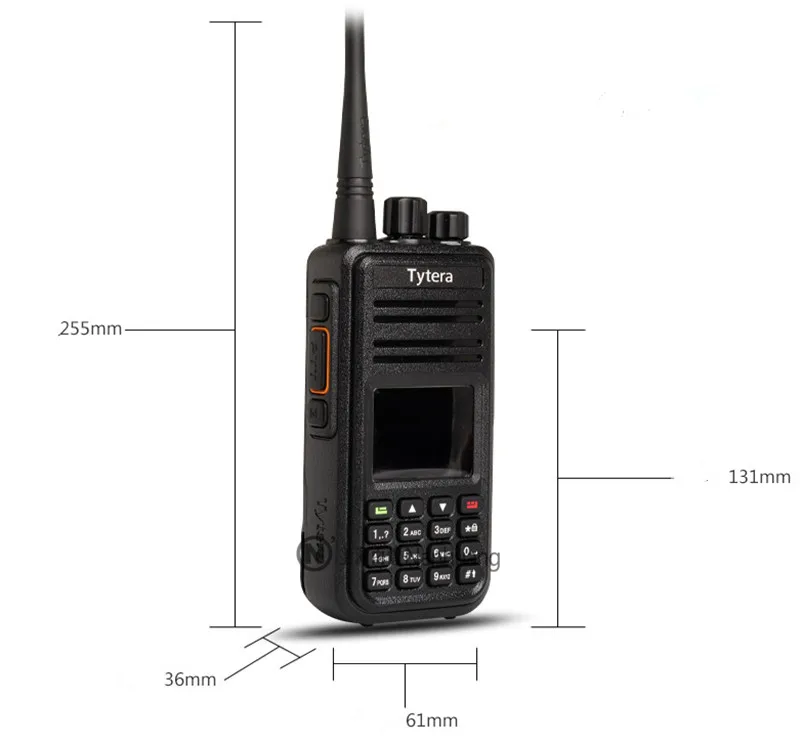 TYT цифровой домофон с режимом DMR 400-480 МГц двухцелевой аналоговый Ручной FM MD380 |