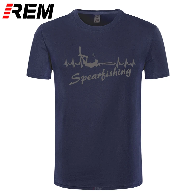 Футболка REM Its In My HeartBeat для подводной охоты футболка с подводным нырянием и копьем