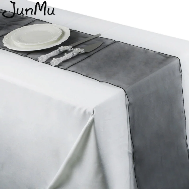 Скатерть из органзы разных цветов 30 см * 275 см|Украшения своими руками для