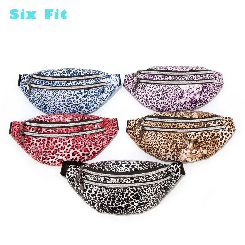 

Женская леопардовая нагрудная Водонепроницаемая влагостойкая сумка, Повседневная сумка через плечо из искусственной кожи, забавная поясн...