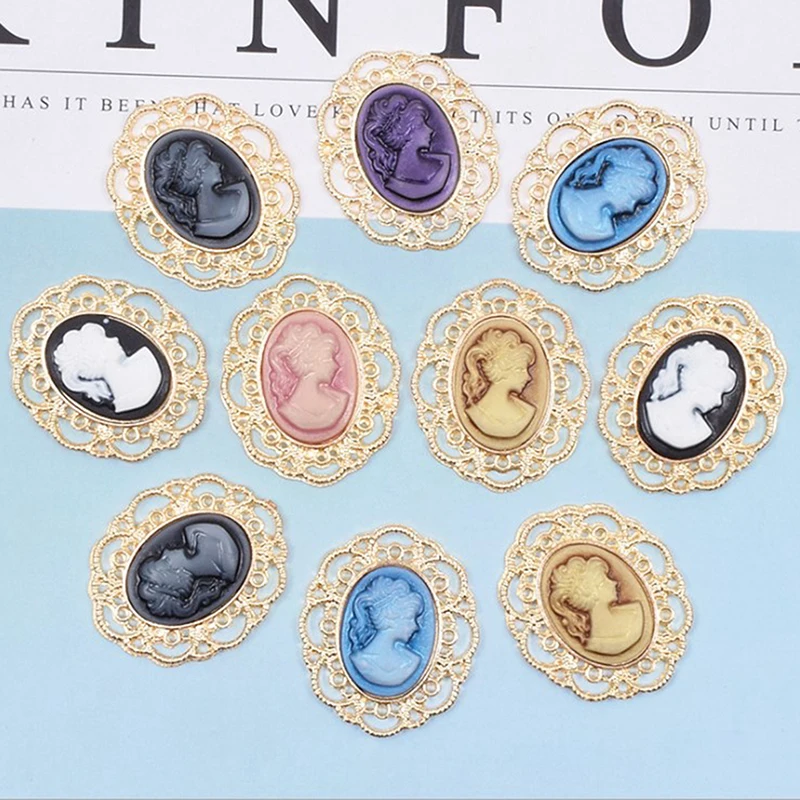 

10 шт., металлические пуговицы из смолы, 25 х30 мм