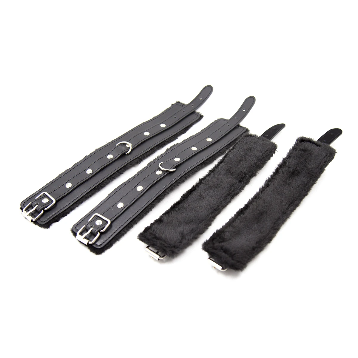 Тьерри из искусственной кожи SM игрушка запястья и лодыжки манжеты бондаж