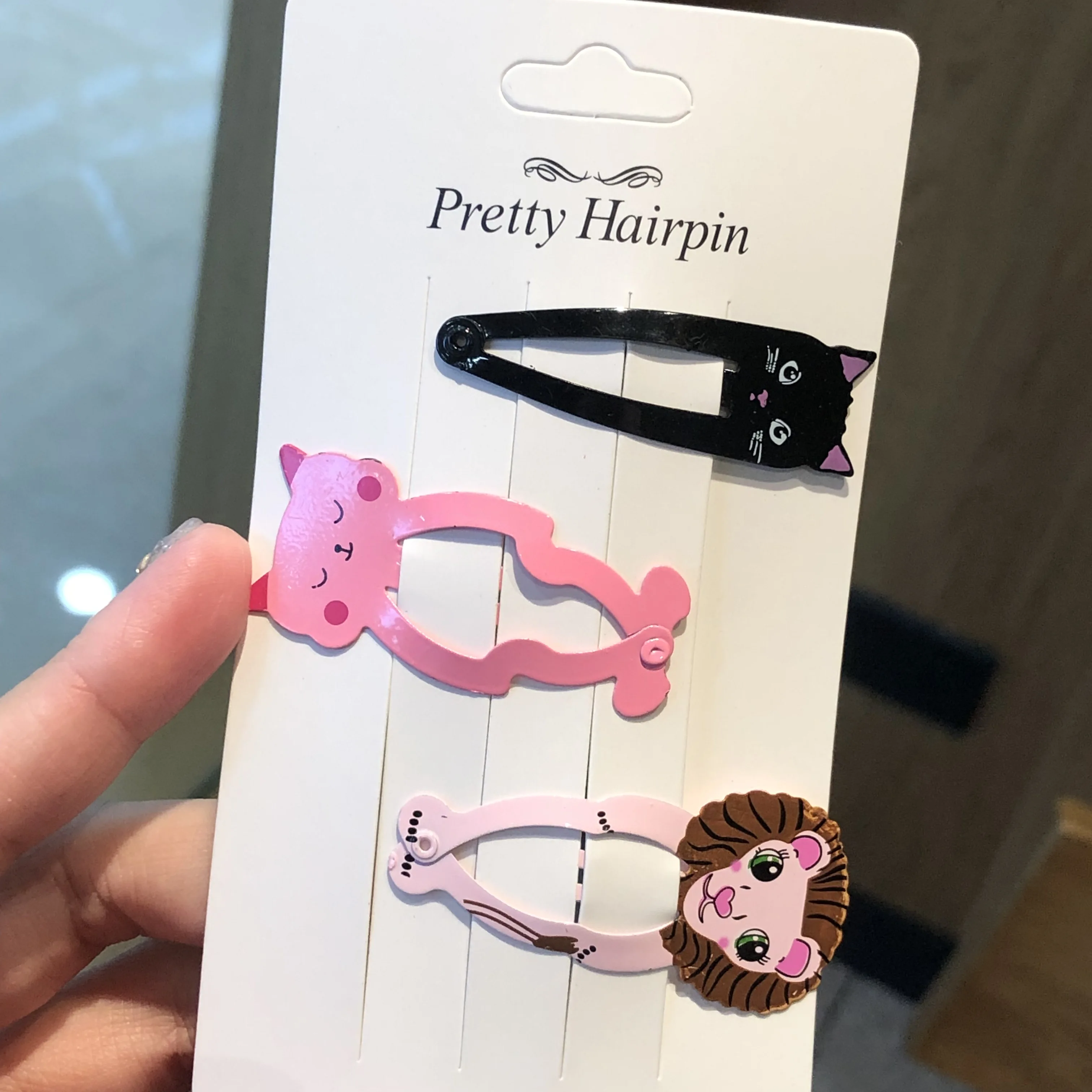 3 шт./компл. мультфильм головной убор металлический Шпильки новый дизайн Заколки