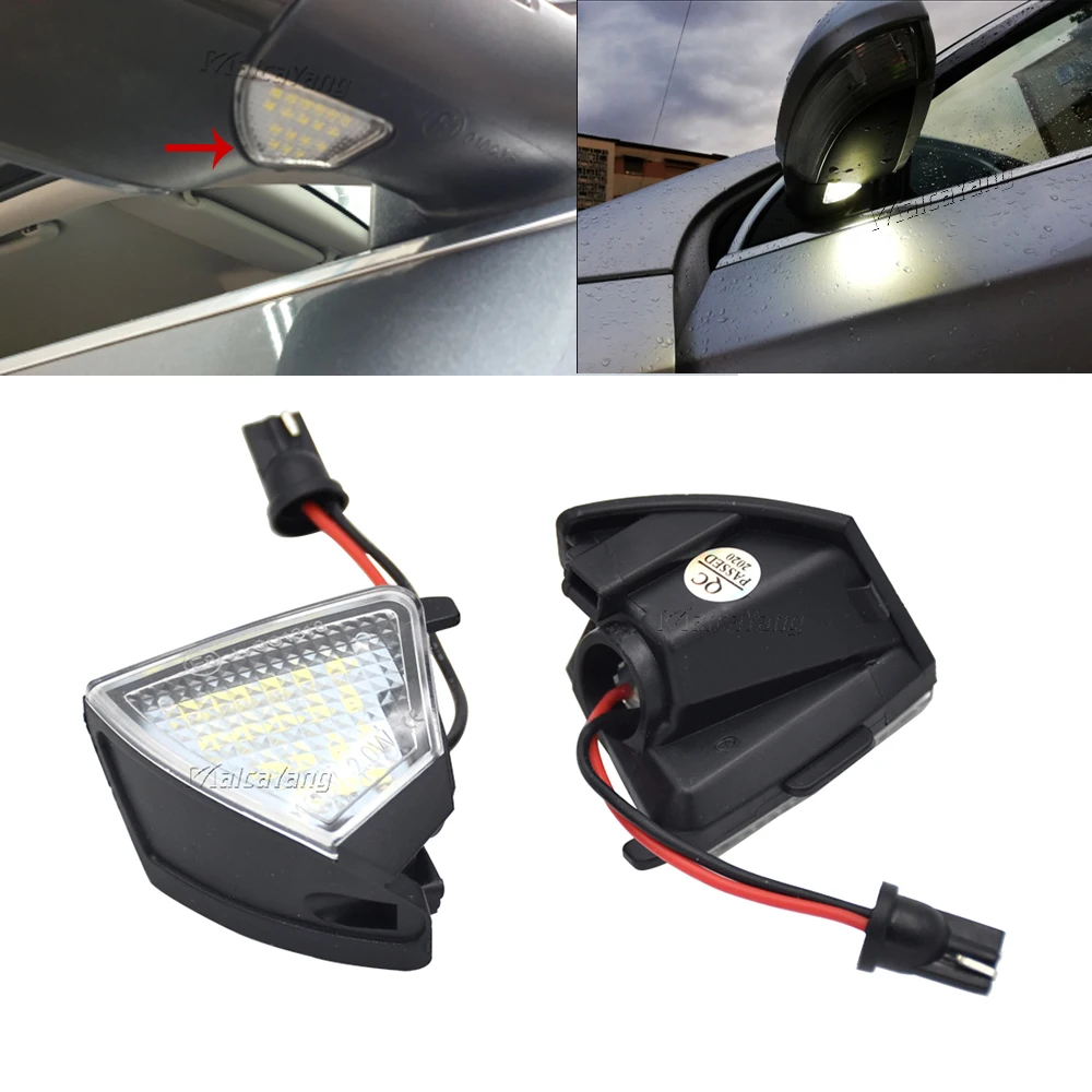 

LED Puddle Lamp Under Side Rearview Mirror For VW Golf 5 Jetta MK3 Rabbit Passat CC Sharan MK2 7N OEM # : 3C0945291