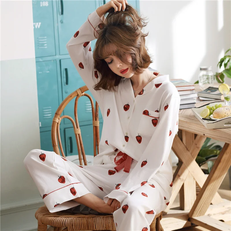 Хлопковая пижама для послеродовых беременных женщин и осенне зимние костюмы