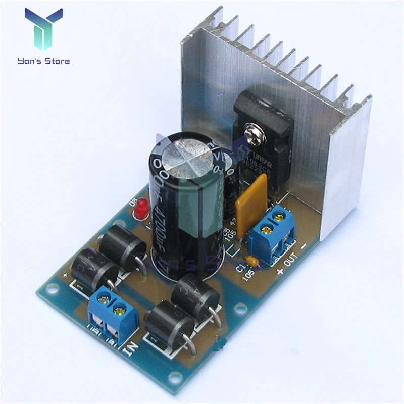 

LT1083 7A Voltage Regulator Postive Adjustable Regulated Power Supply Module DIY Kits for Switching Supply Battery Charging