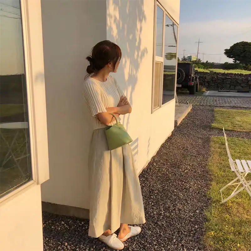 

Portable Bucket Bag 2019 New Summer New Small HandBag Simple Fashion All-match Crossbody/Shoulder Bag Female Shoulder Bags