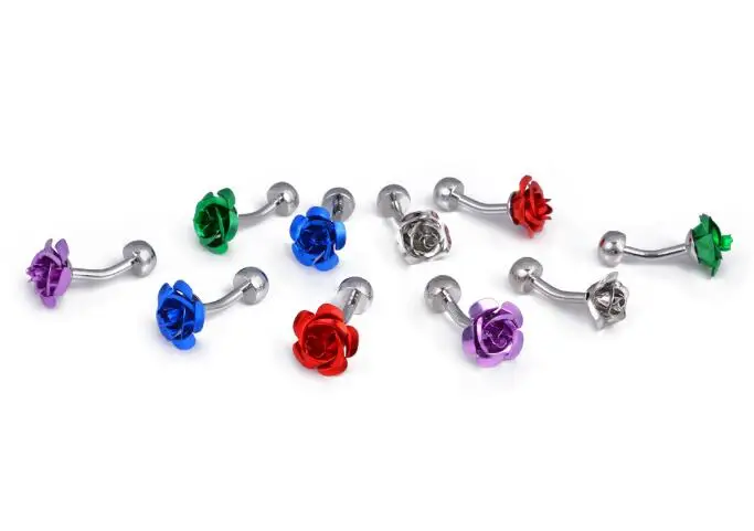 Новейшая мода запонки Роза Новинка романтическая 3D Форма Запонки для мужчин и