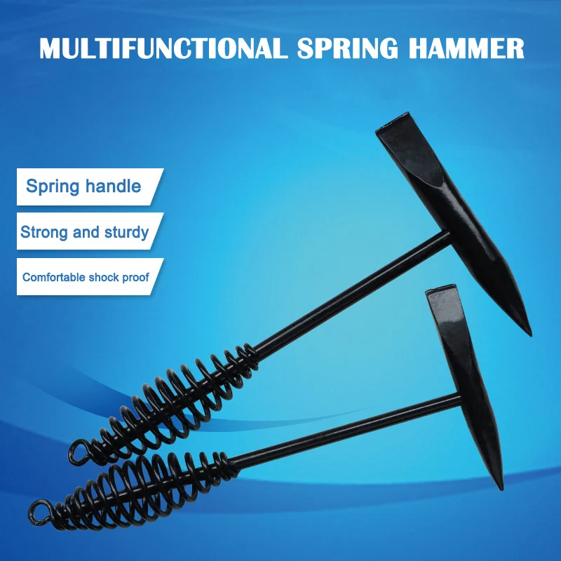 Пружинный молоток для удаления шлака с ручкой Инструмент из углеродистой стали