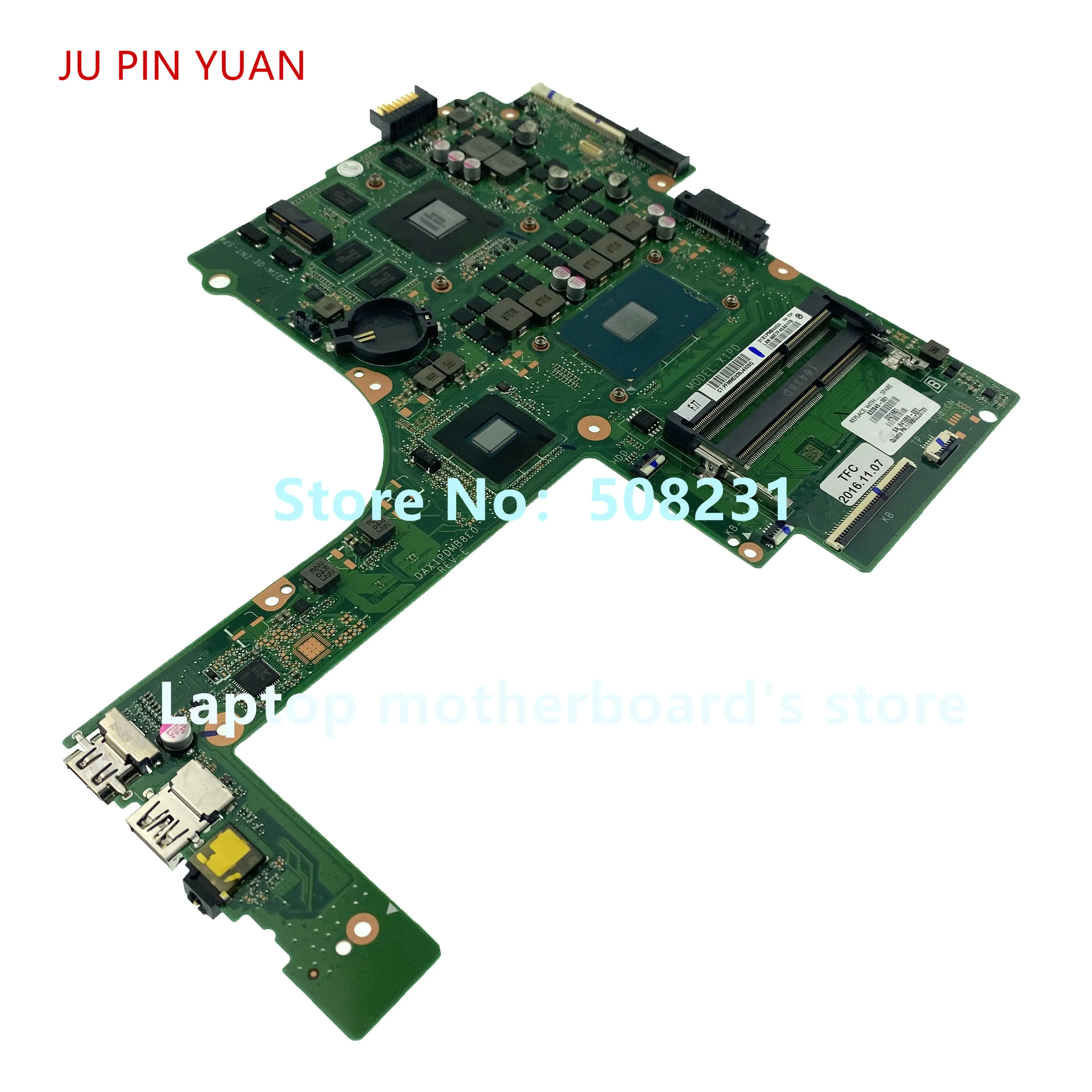 

832847-601 832847-501 832849-001 для игрового ноутбука HP Pavilion 15-ak 15T-K, материнская плата для ноутбука 950 м, 4 Гб