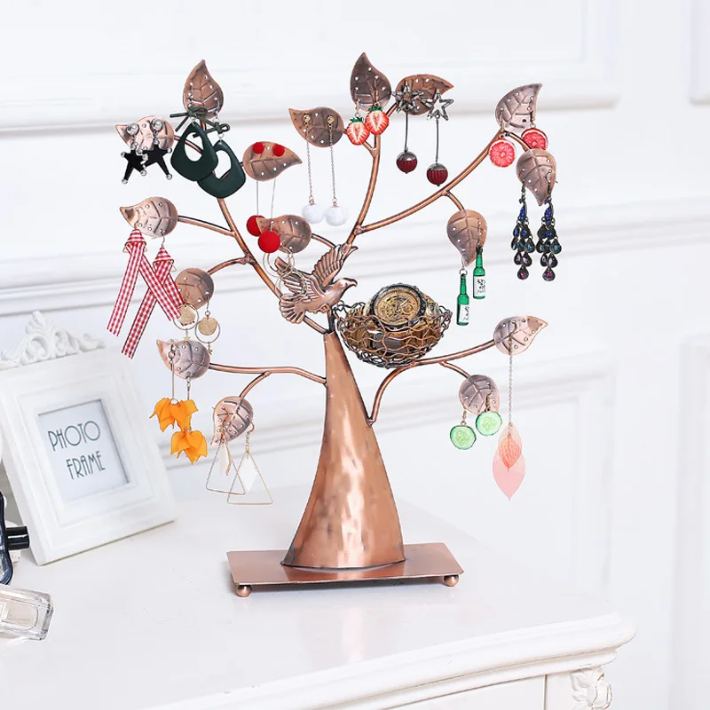 Women vogue Jewelry Necklace Bracelets Earrings Rings Deer Stand Display Organizer Holder Show Rack Showing Shelf 2019Hot Sale