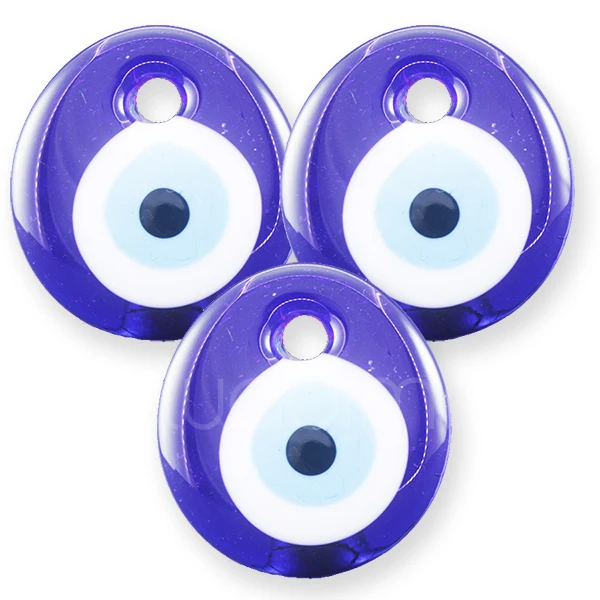 

25 Pieces 5cm (1.97in) Glass Evil Eye Decoration