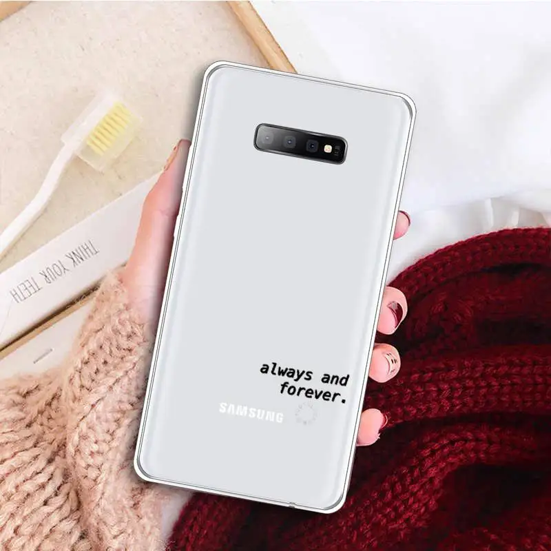 

The Vampire Diaries Phone Case Transparent for samsung A 21s 50 71 S 8 9 20 20fe note 10 20 ultra plus