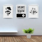 Парикмахера парикмахер холст картины Плакаты и принтами забавные волосы салон настенные картины для парикмахерской номер Декор