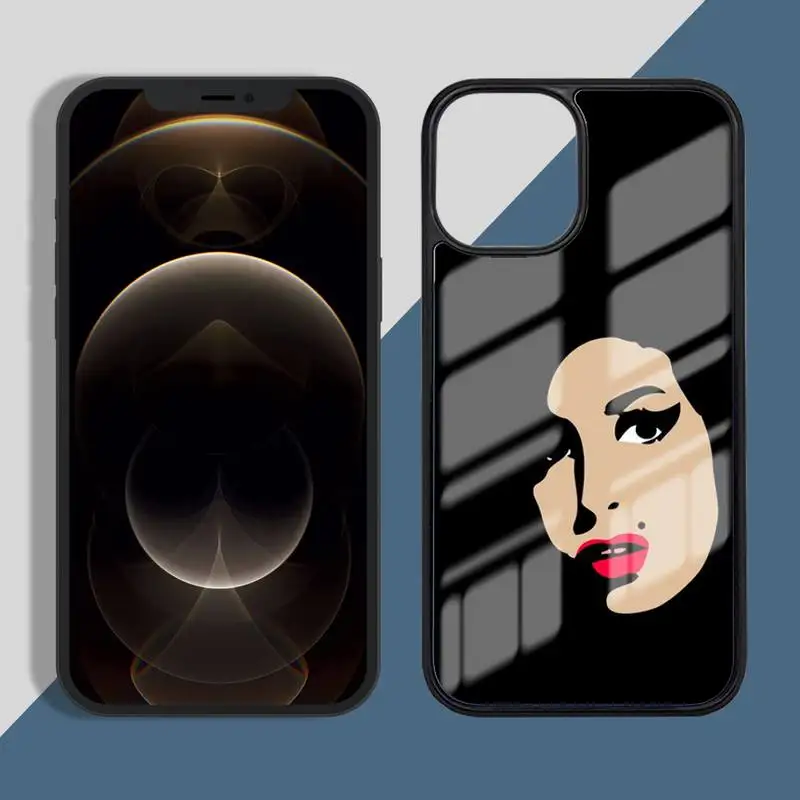 

Amy Winehouse Phone Case PC for iPhone 11 12 pro XS MAX 8 7 6 6S Plus X 5S SE 2020 XR