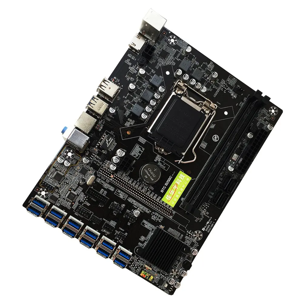 For Asus B250 MINING EXPERT 12 PCIE mining rig BTC ETH Mining Motherboard LGA1151 USB3.0 SATA3 Intel B250 DDR4 enlarge