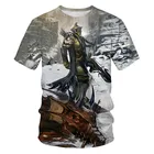 Новинка лета 2021, стильная крутая Мужская футболка с 3D-принтом персонажа, модная мужская одежда из бутика, мужская повседневная футболка с коротким рукавом