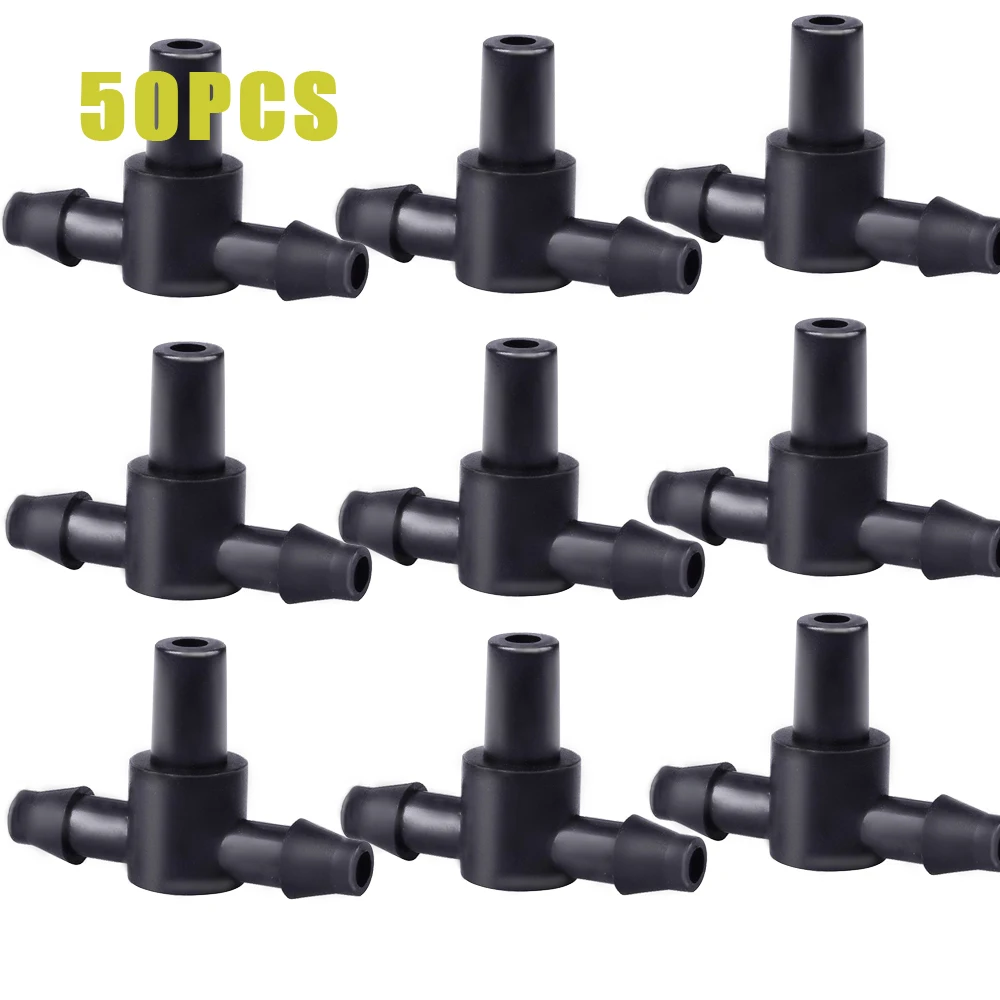 50 шт. 2-ходовой соединитель для шланга 4/7 мм 1/4 дюйма | Соединители садового