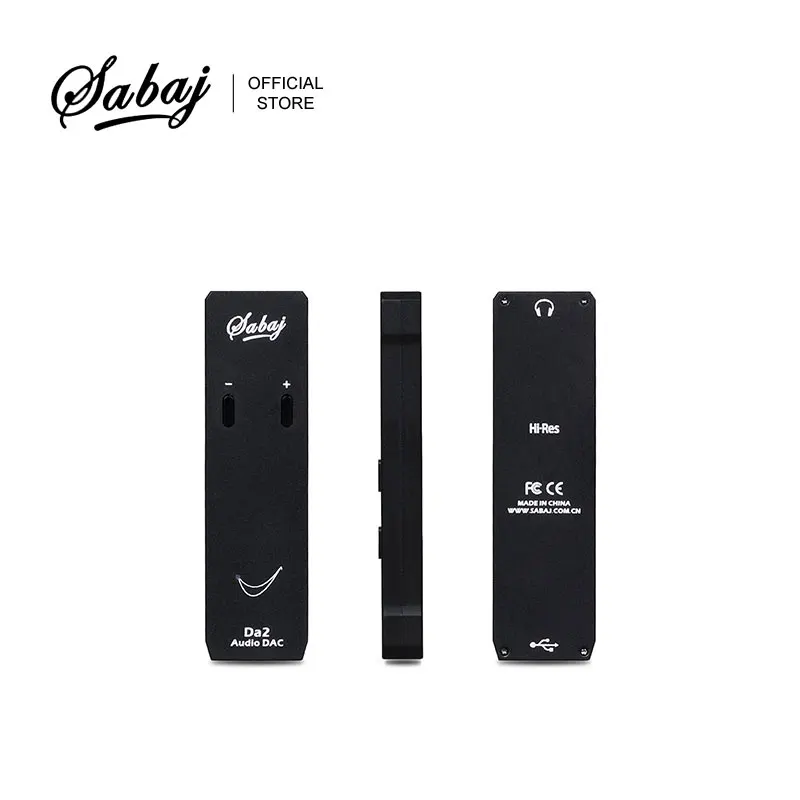 SABAJ Da2 HIFI производительность мини портативный ЦАП и усилитель для наушников USB ЦАП с усилителем для наушников 32 бит/768 кГц
