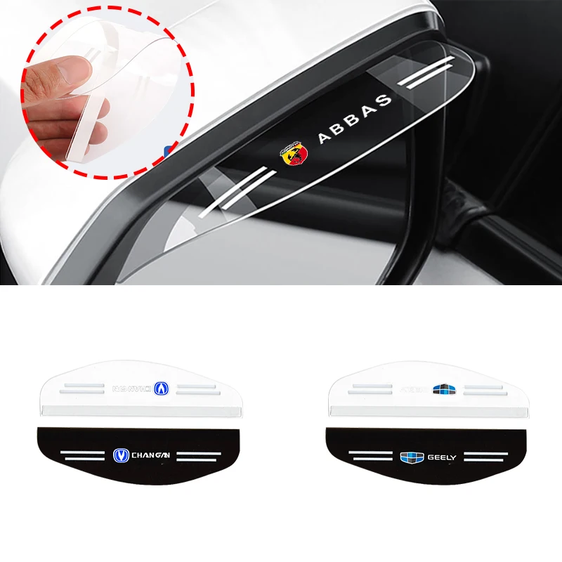 

2pc rearview mirror rain eyebrow cover decoration for Mazda 323 cx-5 2 4 5 6 7 8 cx5 cx3 cx30 Mazda 3 626 2010 Car Accessories