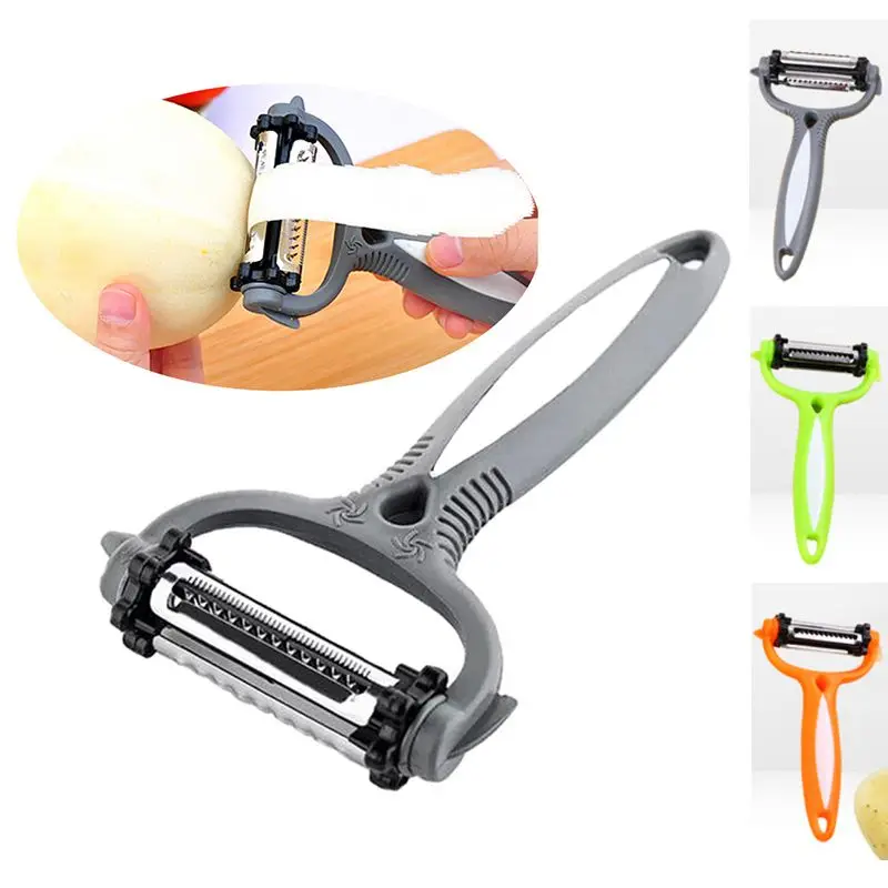 Kitchen Accessories Potato Peeler Multifunctional 360 Degree Rotary Vegetable Cutter Melon Planer Grater Gadget |