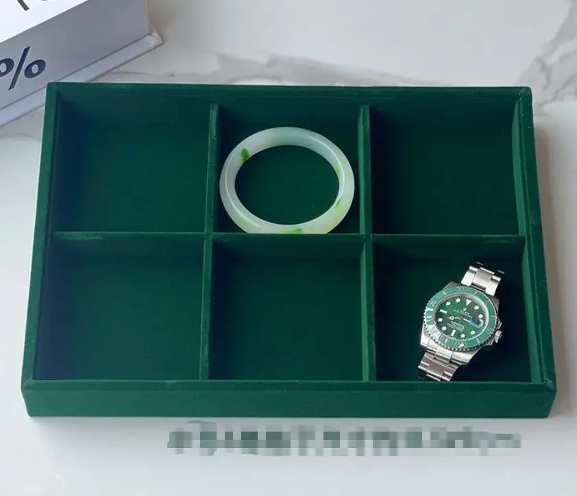 

SZanbana бархатный зеленый органайзер для украшений