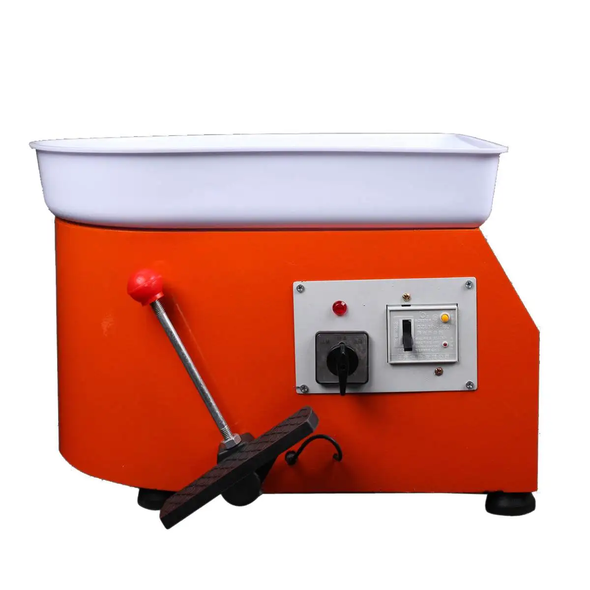 Rueda el&eacute;ctrica de cer&aacute;mica de 25cm, m&aacute;quina de cer&aacute;mica de 220V, 600W, Mini herramientas de formaci&oacute;n de cer&aacute;mica para obras de arte-5