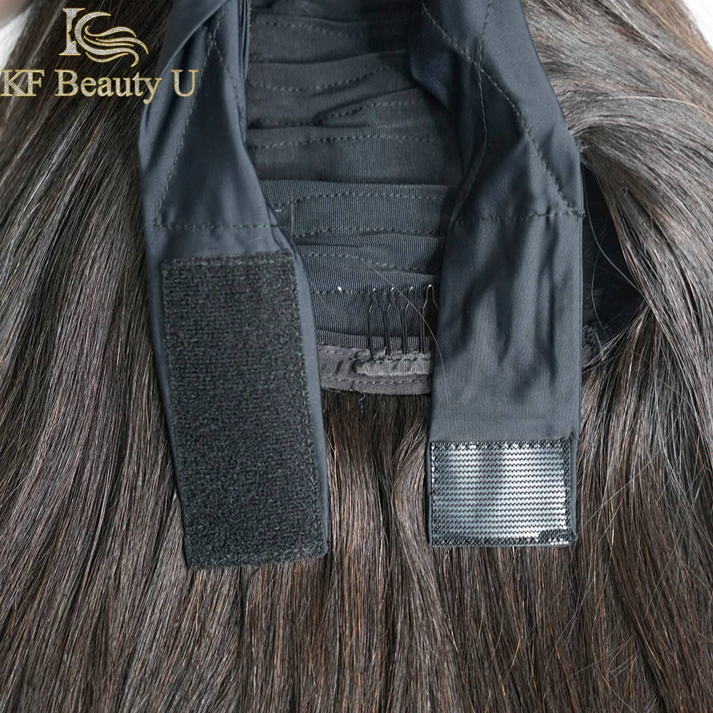 

Straight Headband Wig No Glue No Gel Full Machine Elastic Lace Human Hair Wig for Women