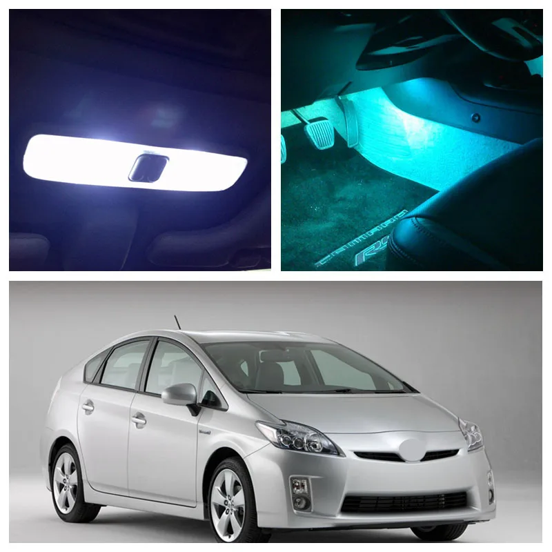 8 шт. Голубые светодиодные лампы для Toyota Prius / C V 2004 2012|kit stamping|kit ringkit camera video surveillance |