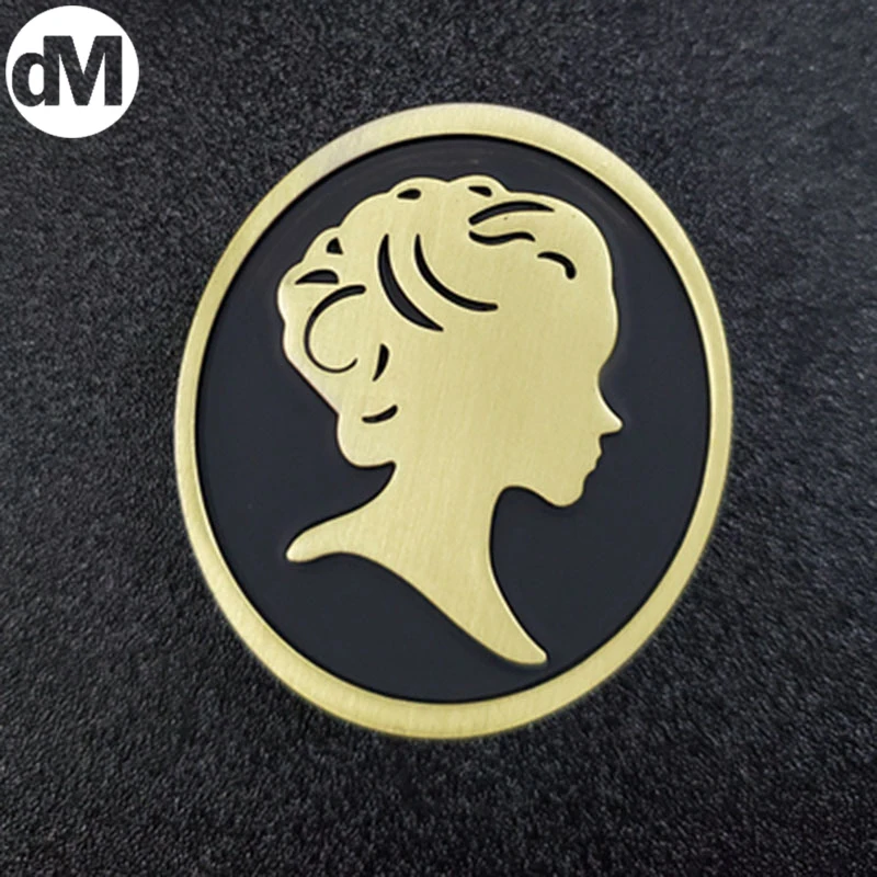 

DM European Modern 1pcs/Set Woman Head Door Handle Alberta Oval Cabinet Pulls Drawer Knobs Single Hole Double Hole Gate Hardware