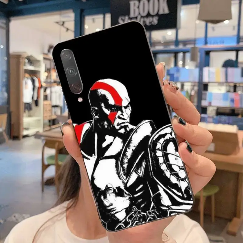 HPCHCJHM Железный Бог войны черный ТПУ мягкий чехол для телефона Huawei Nova 6se 7 7pro 7se honor 7A